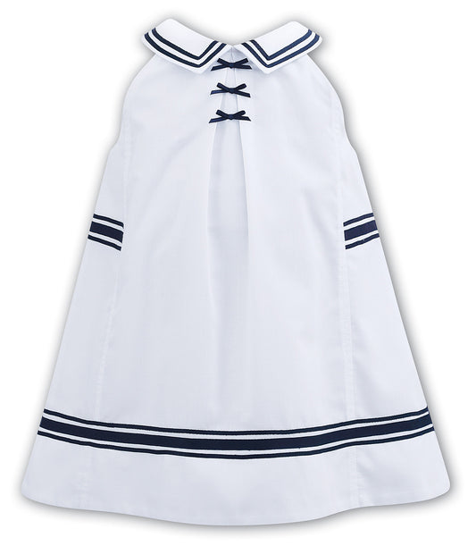 White and Navy Nautical Dress