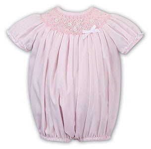 Pink Smocked Bubble