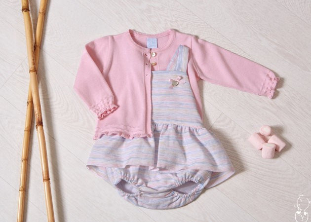 Pastel Striped Romper