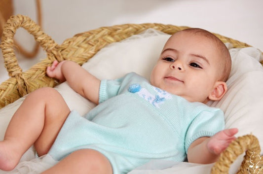 Granlei Mint Bunny Romper