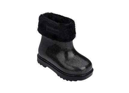 Mini Winter Boot Black Glitter