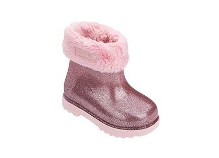 Mini Winter Boot Pink Glitter
