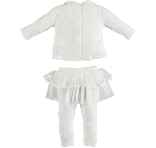 Cream Two Piece Outfit