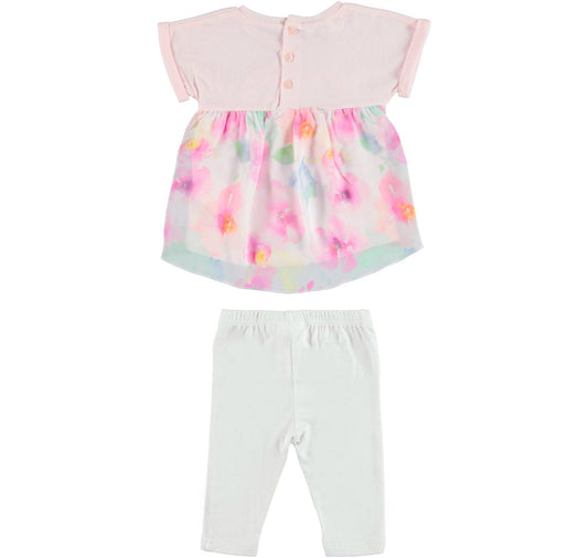 Pink Heart Legging Set