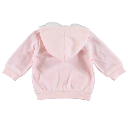 Baby Pink Velour Hoody
