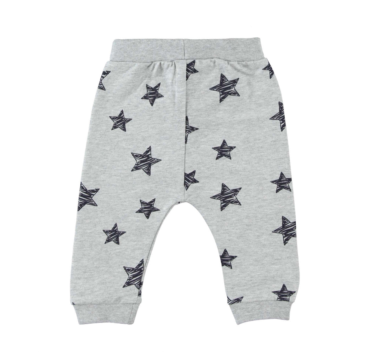 Boys Grey and Navy Star Joggers
