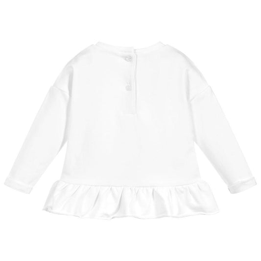 iDO White Flower Jumper Set