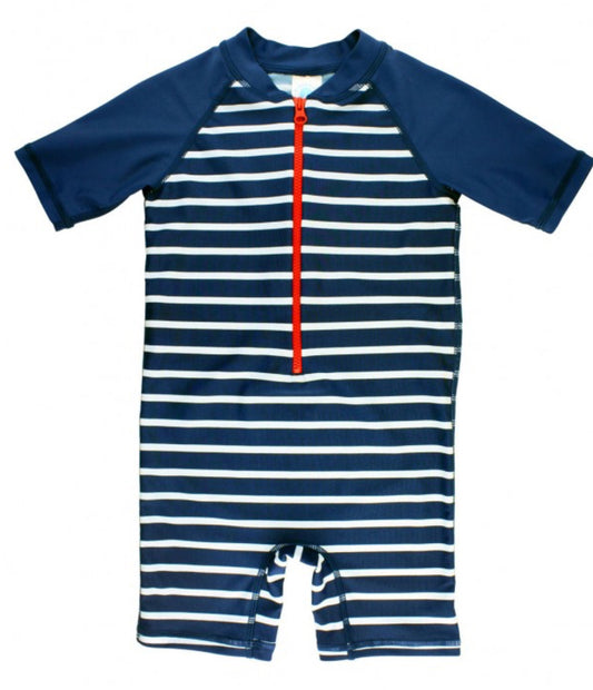 Navy Stripe One Piece