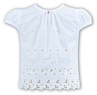 Broidery Anglais Top & Pink Skirt Outfit