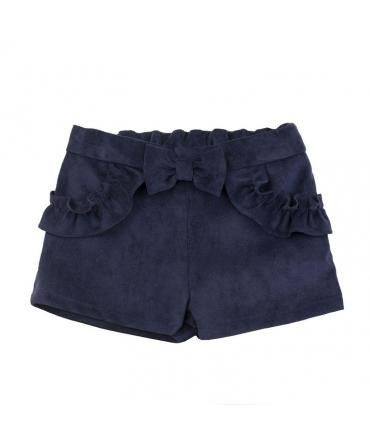 Velvet Navy Shorts