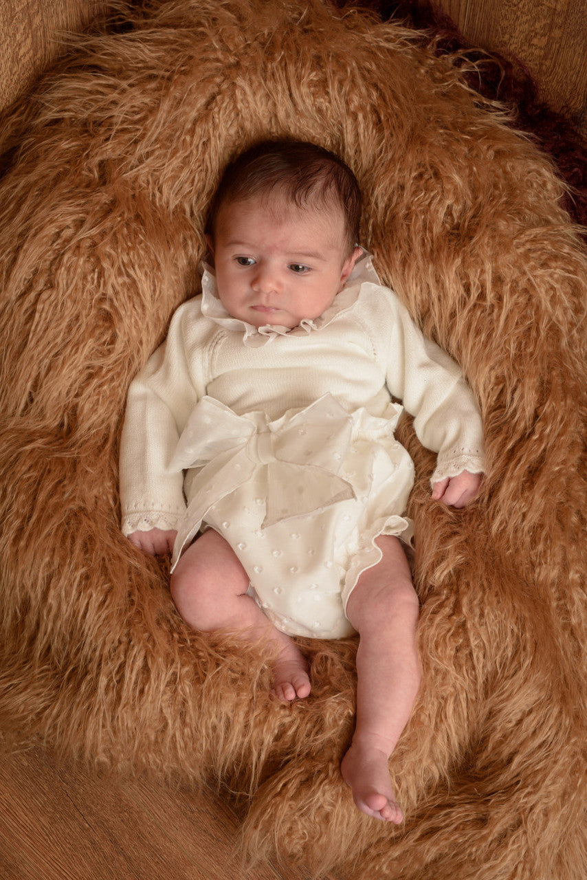 Granlei Cream Knitted Jam Pant Outfit