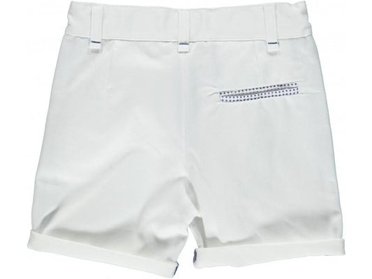 White Denim Shorts