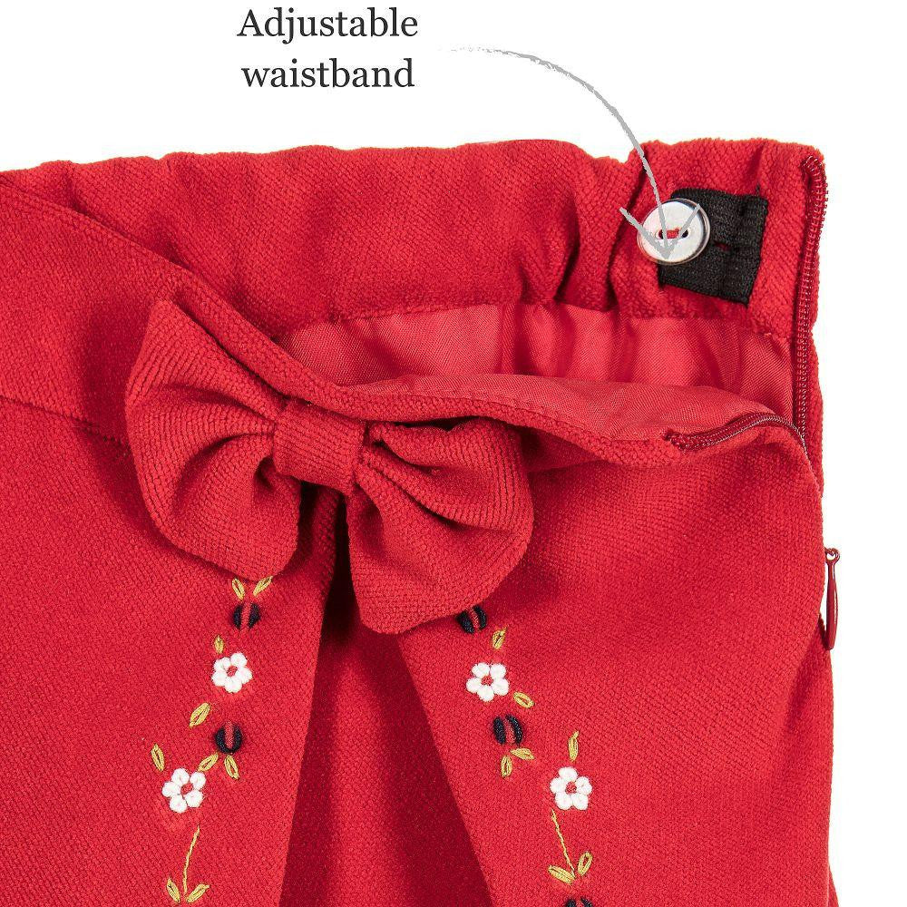 Red Velvet Skirt outfit