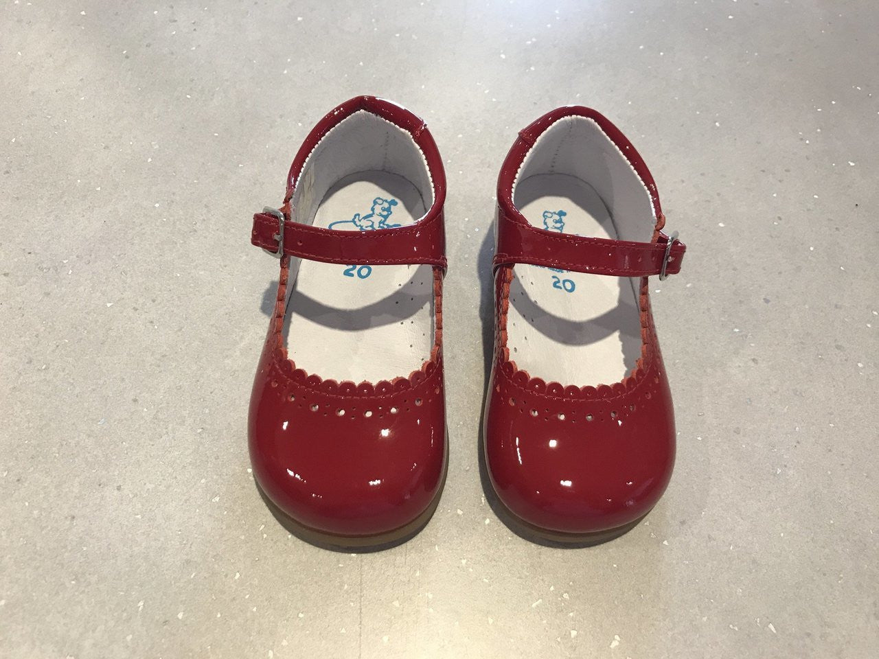 Red Patent Mary Janes