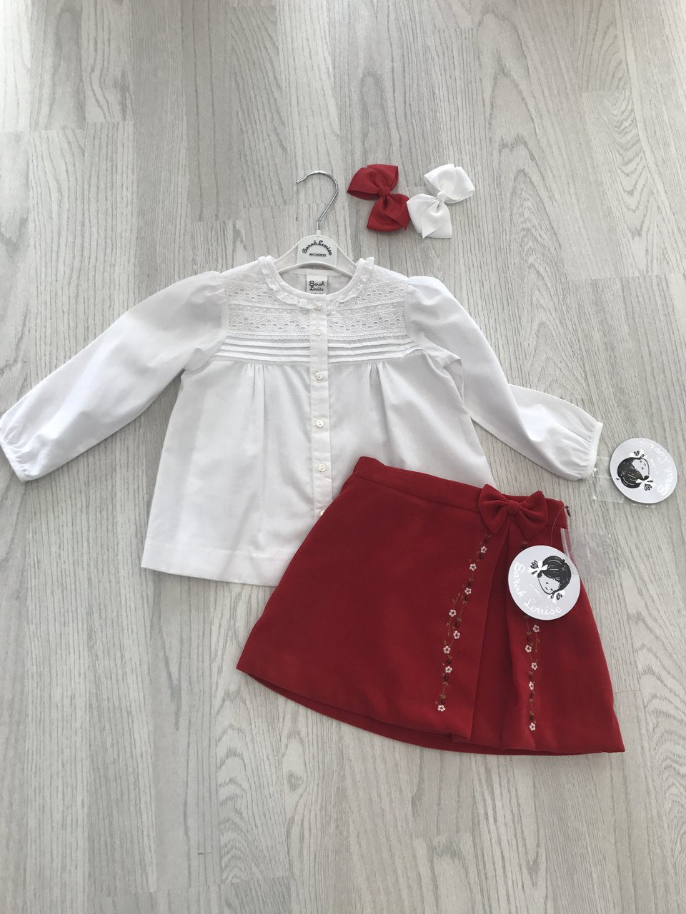 Red Velvet Skirt outfit