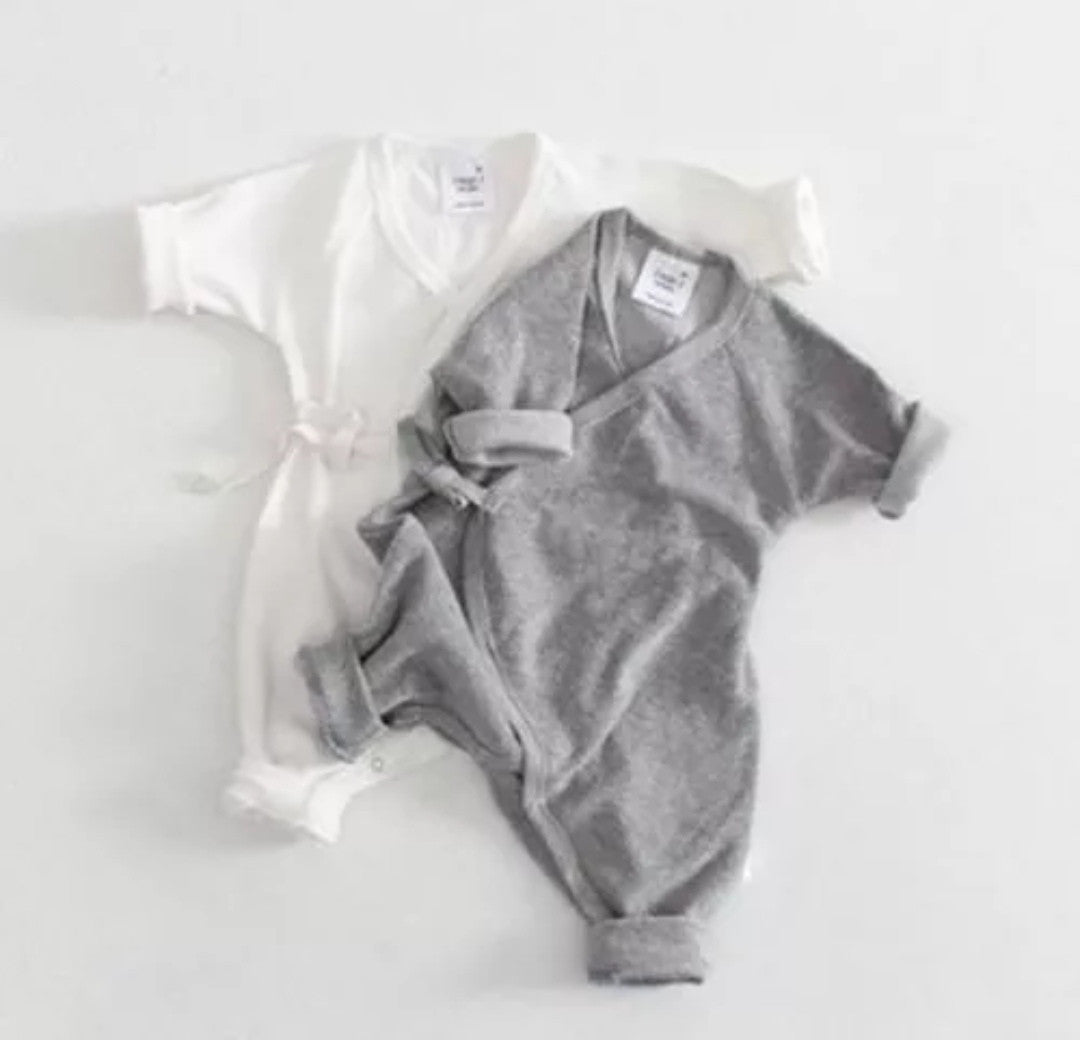 Angel Wing Romper White