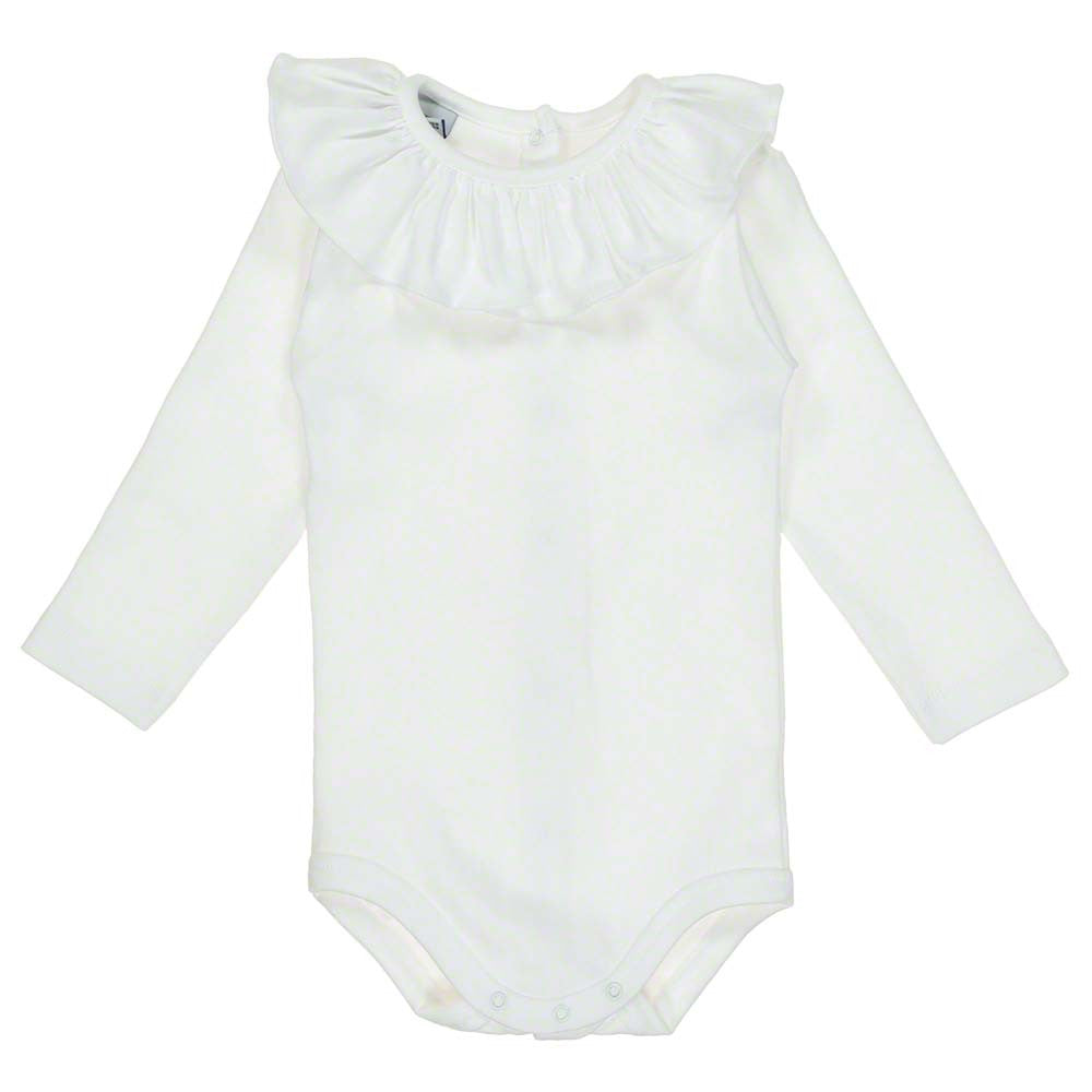 White Large Frill Vest