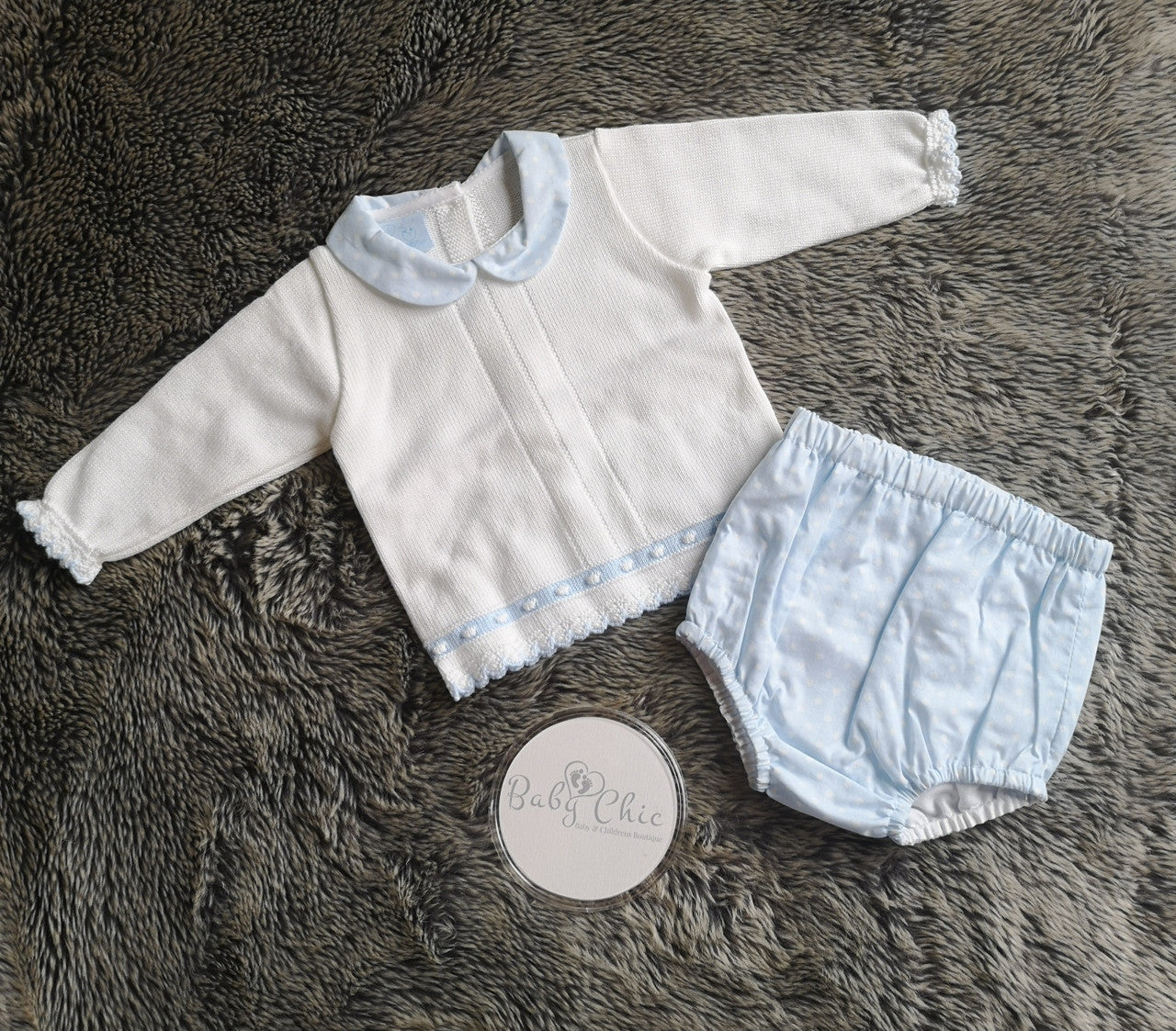 Granlei Blue Spotted Jam Pant Outfit