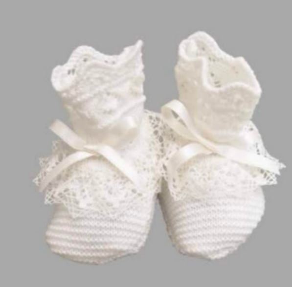 Granlei Cream Knitted Bootie