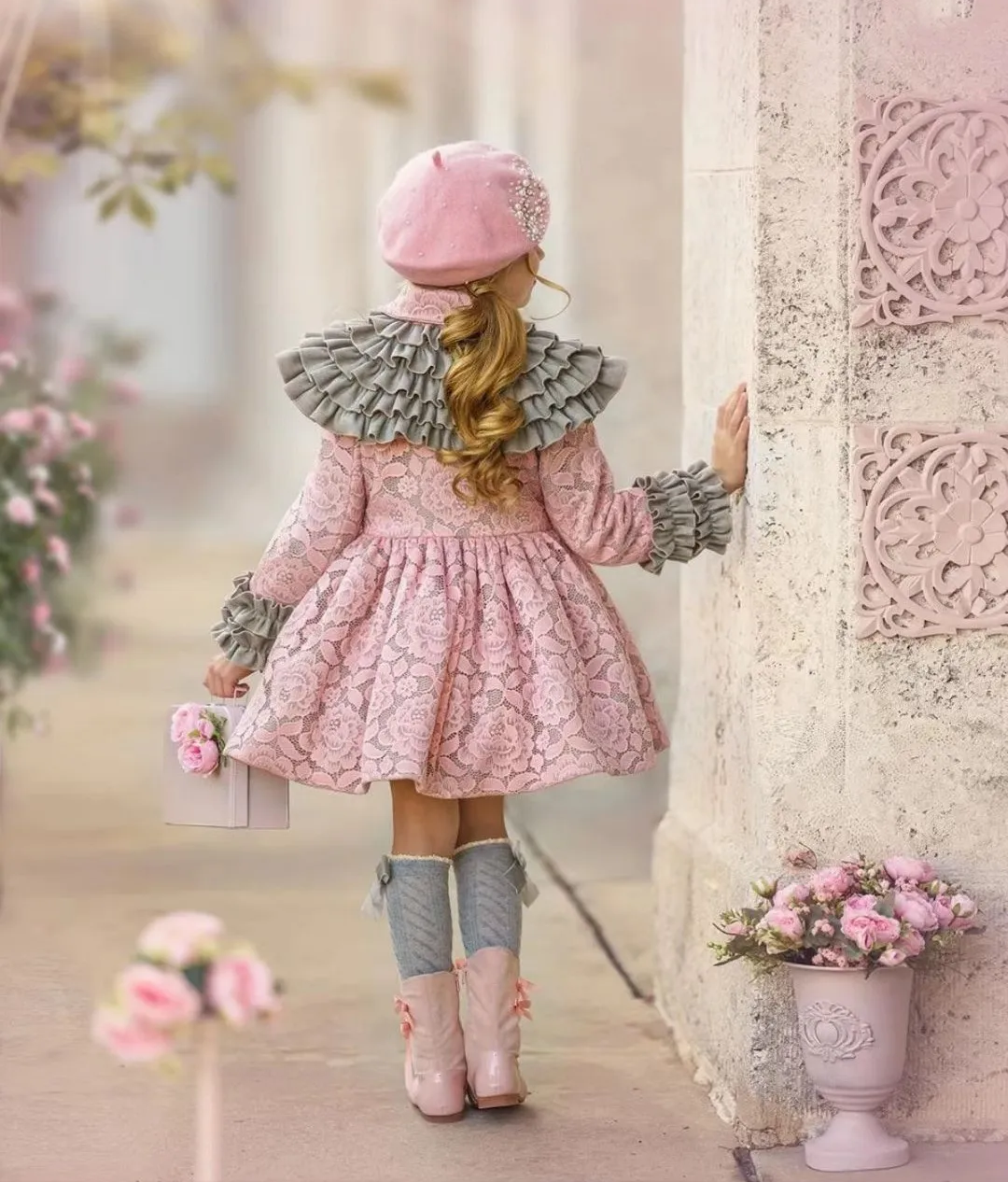 Pink Vintage Style Coat