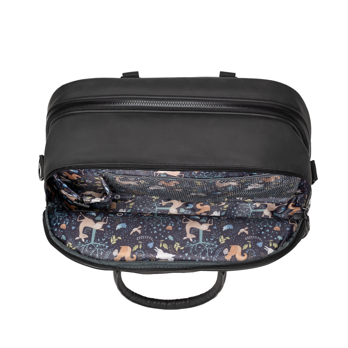 Baby Travel Crib Changing Bag - Vegan Black Pod