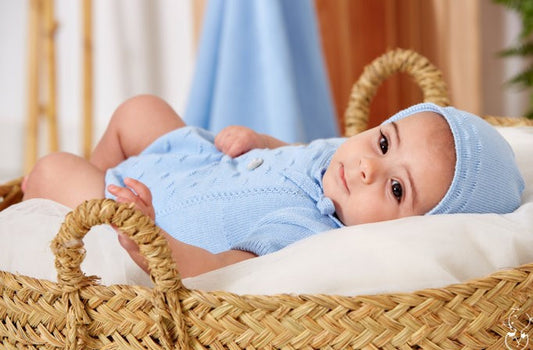 Granlei Blue Knitted Romper