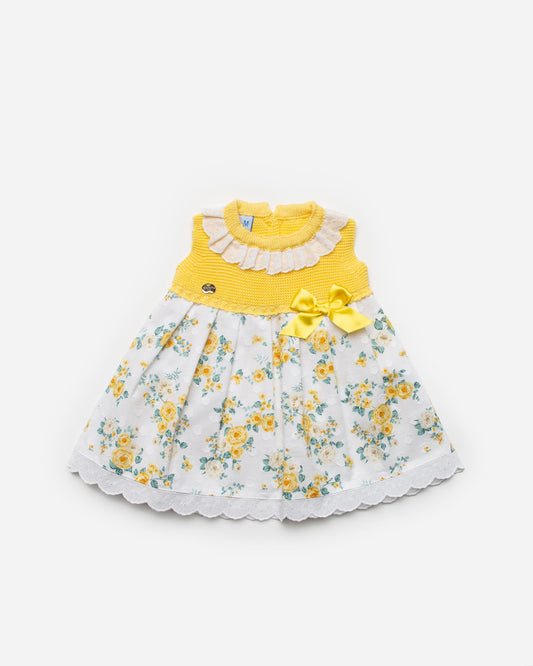Juliana Lemon Floral Dress