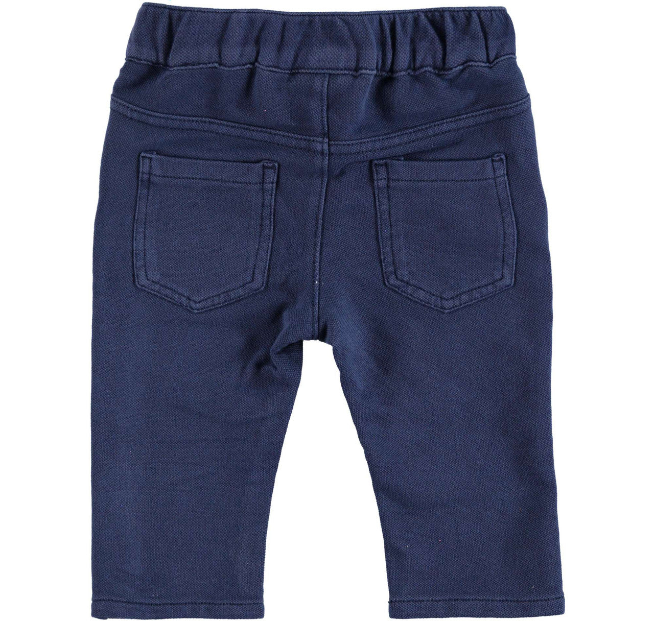 Navy Knit Trouser