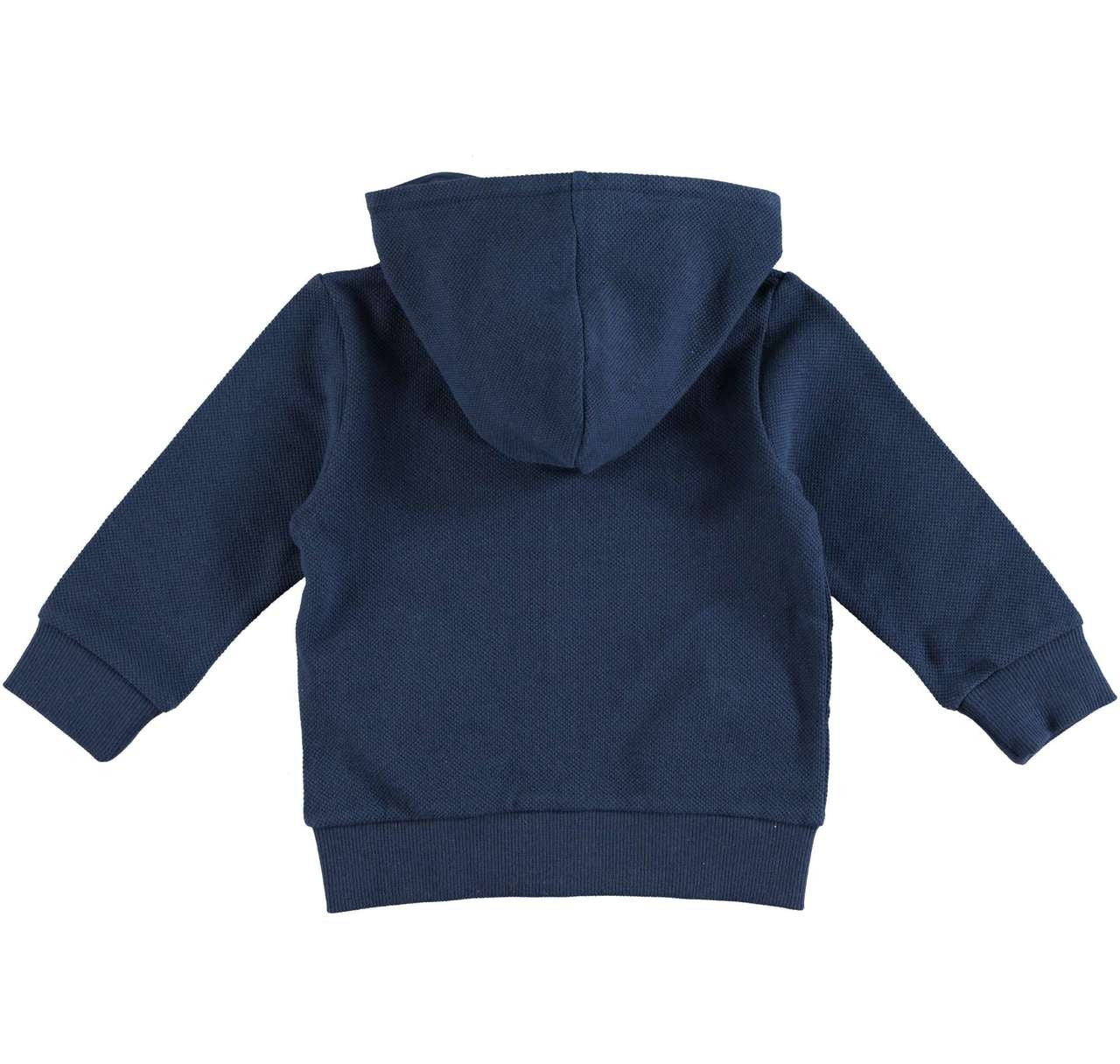Navy Zip-Up Sweater