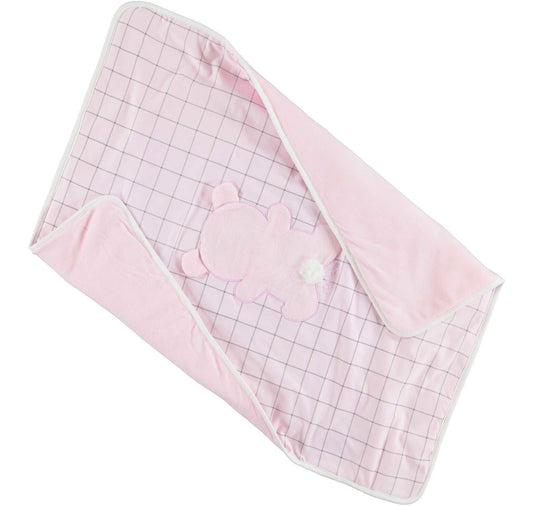 Pink Baby Teddy Blanket