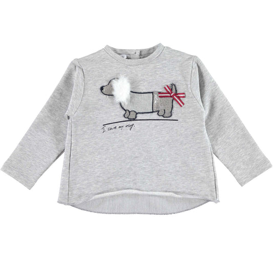 Grey Poodle Jumper