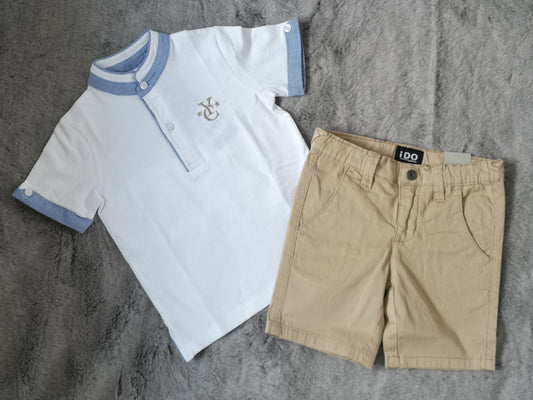 Polo Shirt and Chino Short Set