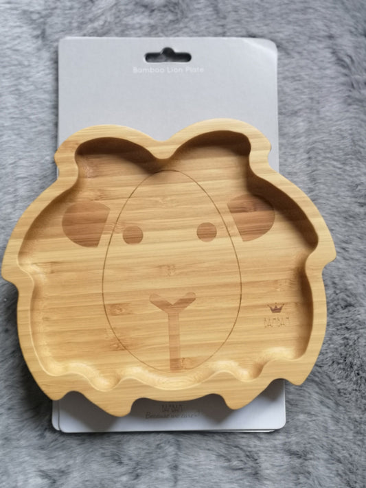 BAMBAM Lion Bamboo Plate