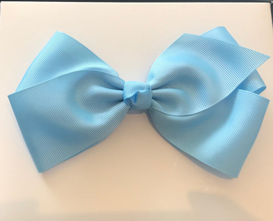 6" Copen Blue Flat Bow