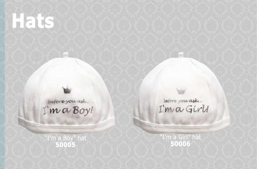 BAMBAM I'm a boy...I'm a girl... Hats