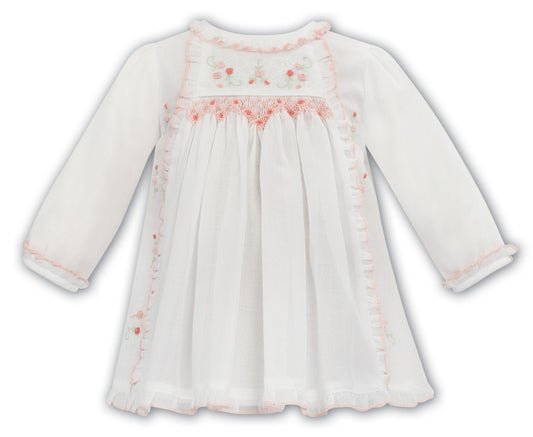 Ivory & Peach A-Line Dress